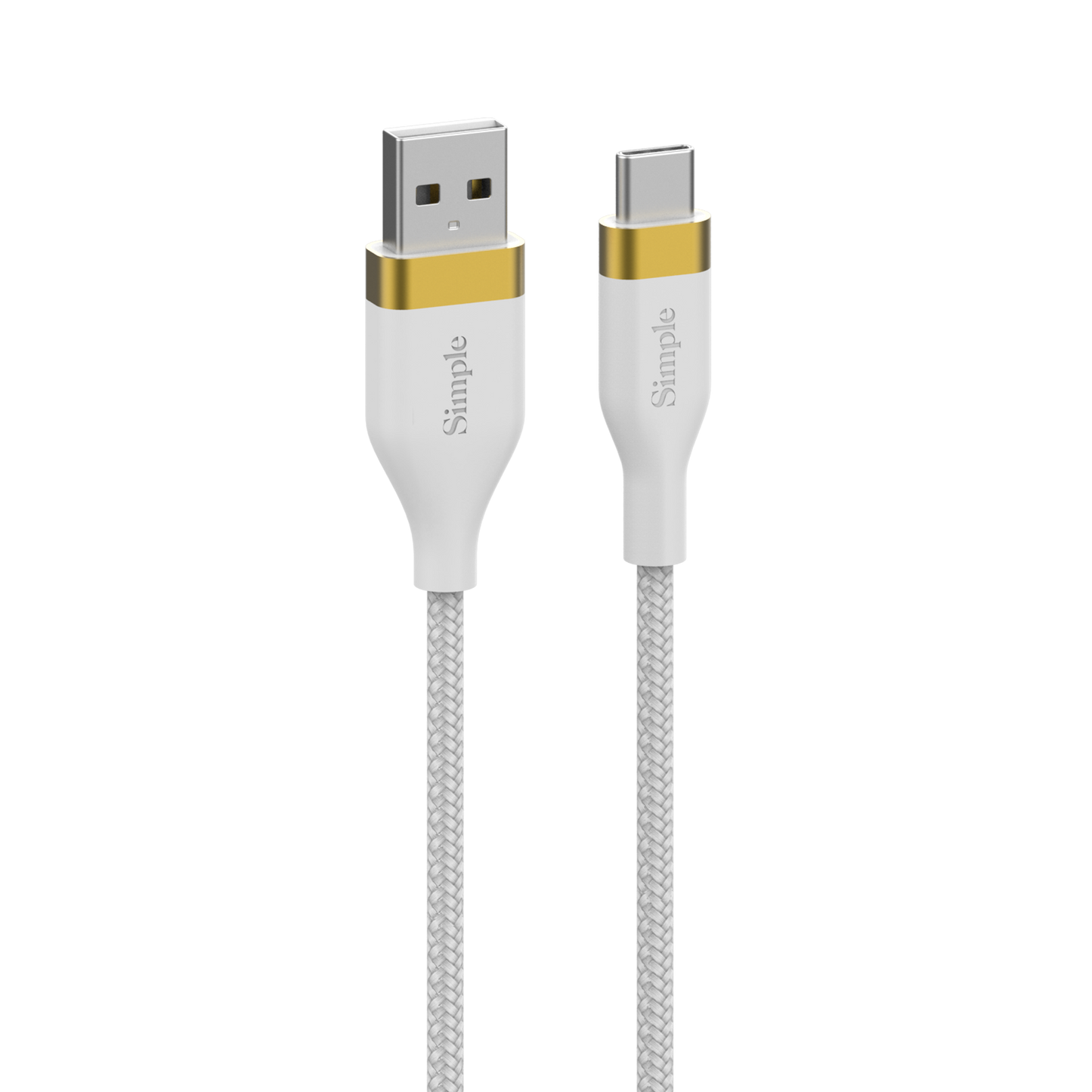 6 Ft - USB-A Cable with USB-C Connector