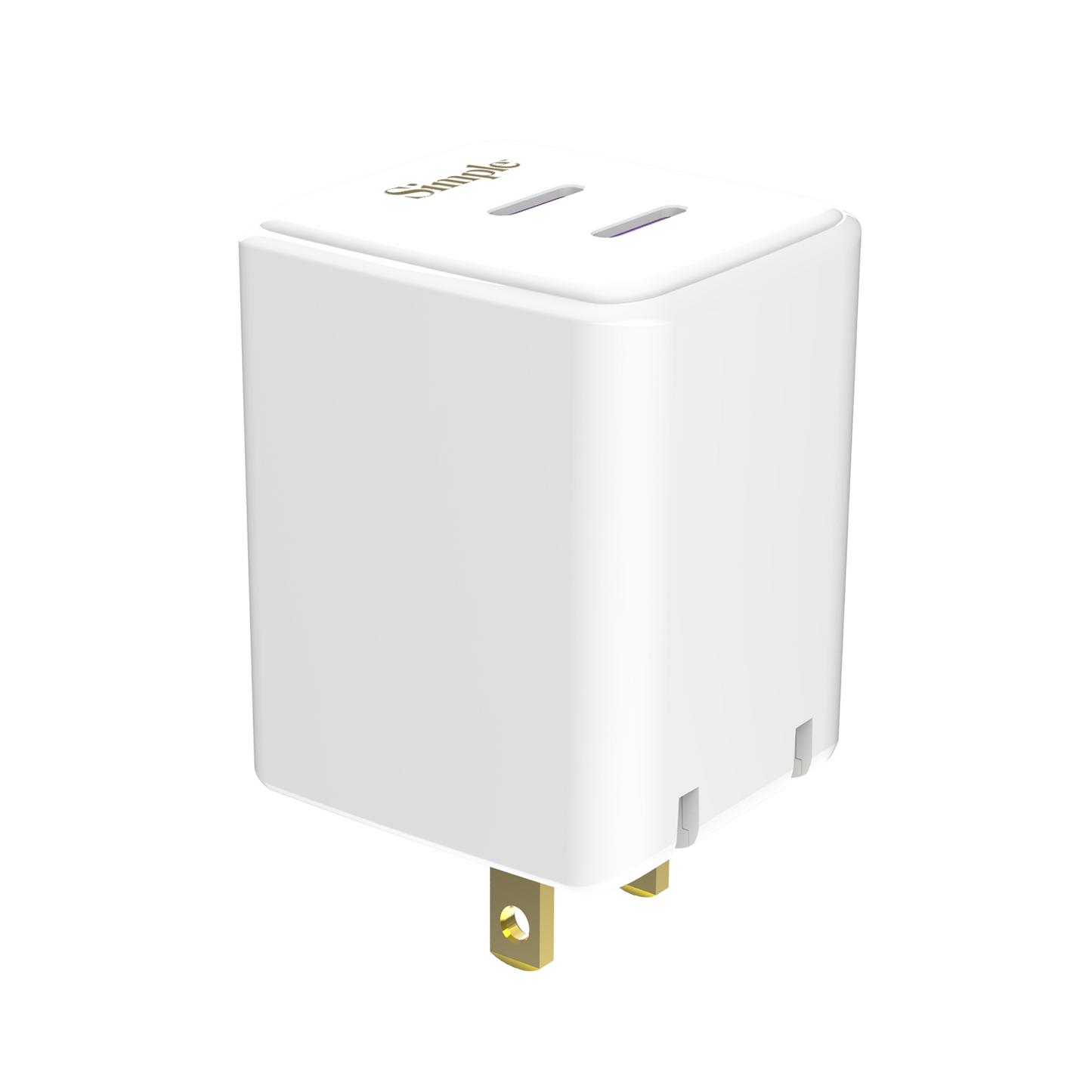 60W Dual USB-C Wall Charger