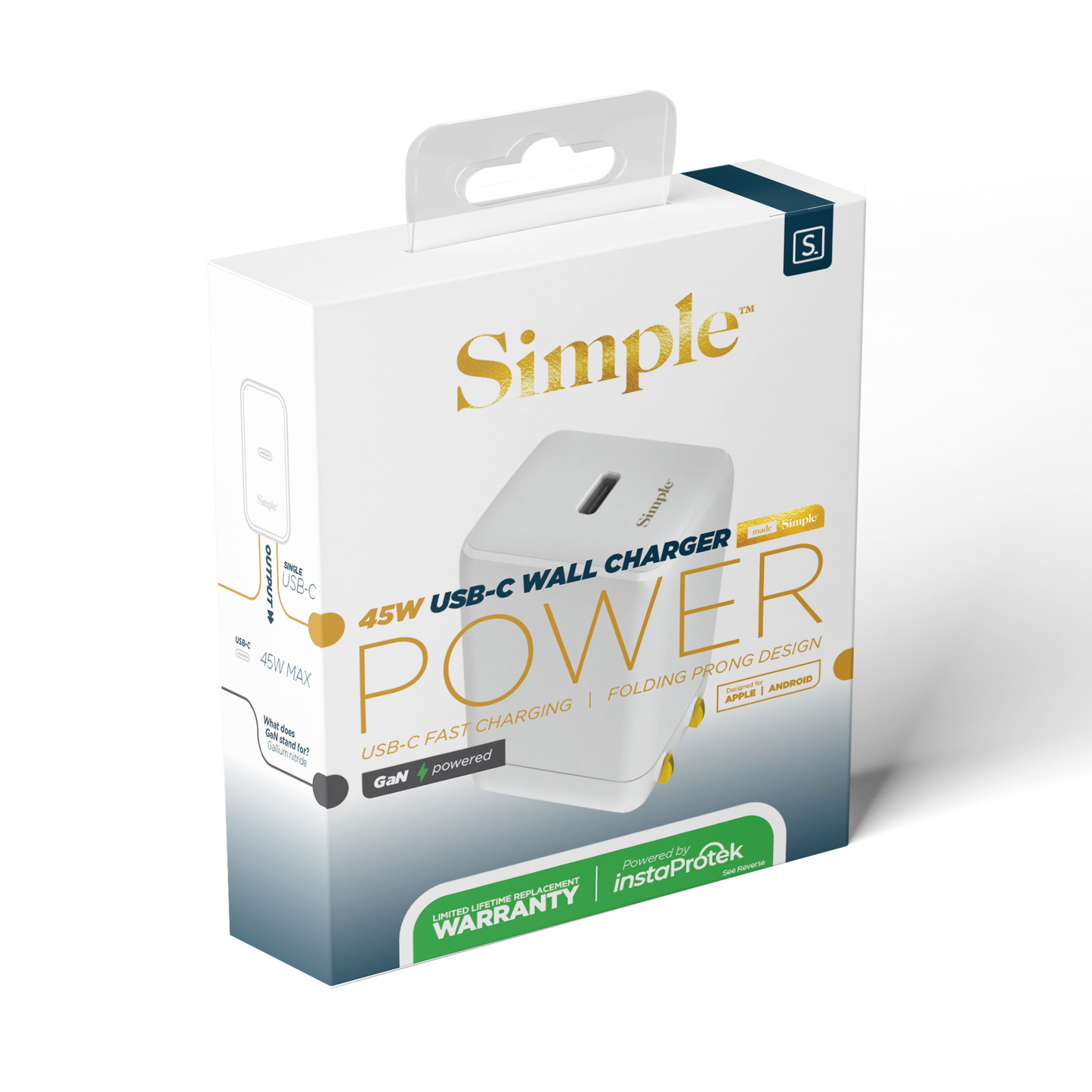 45W Single USB-C Wall Charger