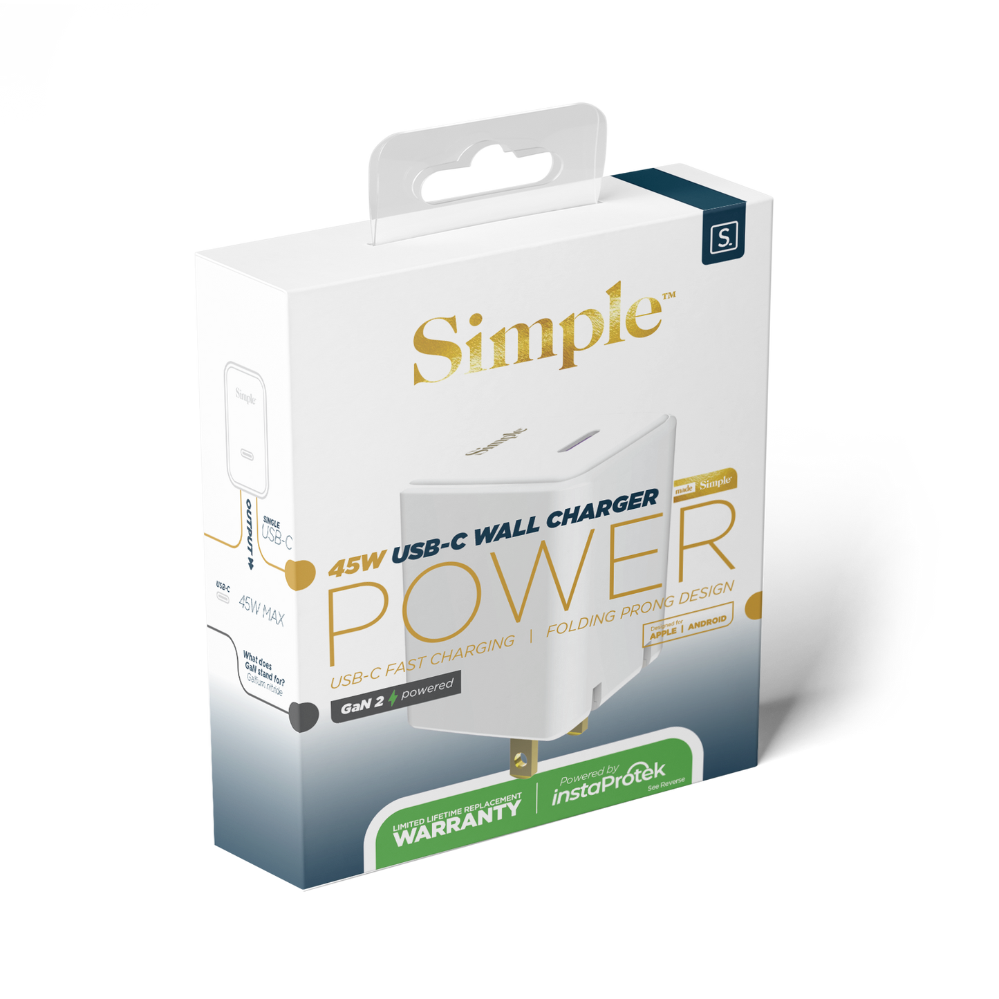 45W Single USB-C Wall Charger