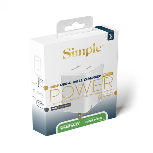 45W Single USB-C Wall Charger