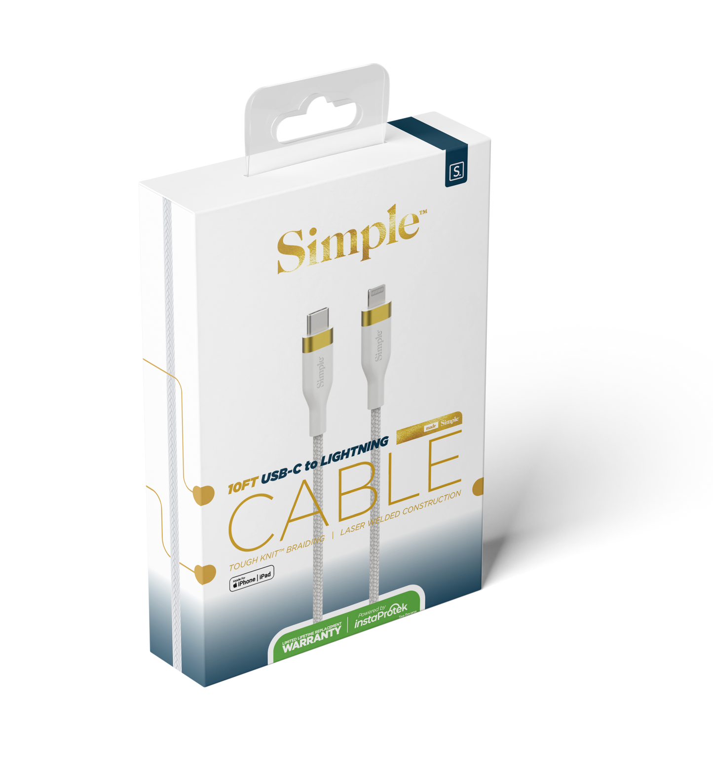 10 Ft - USB-C Cable with Lightning Connector