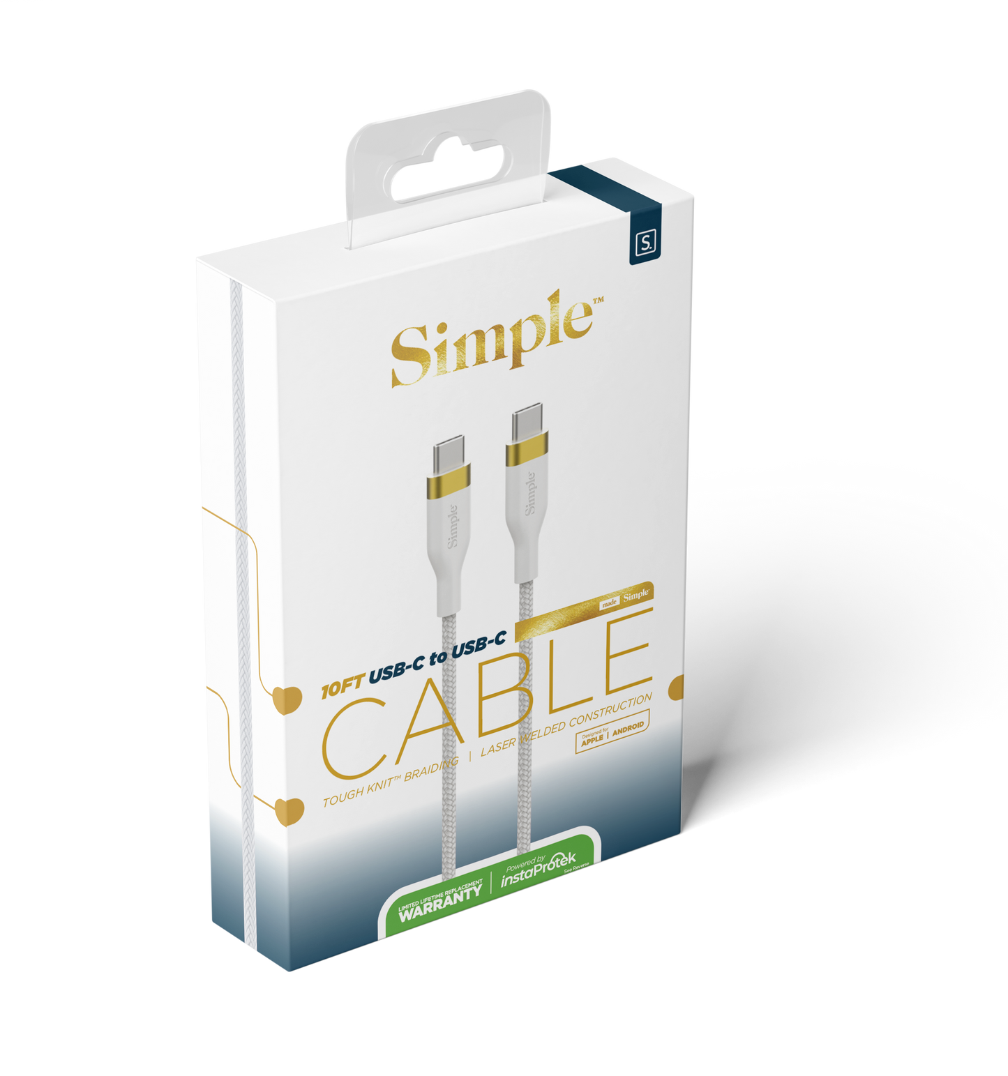 10 Ft - USB-C Cable with USB-C Connector
