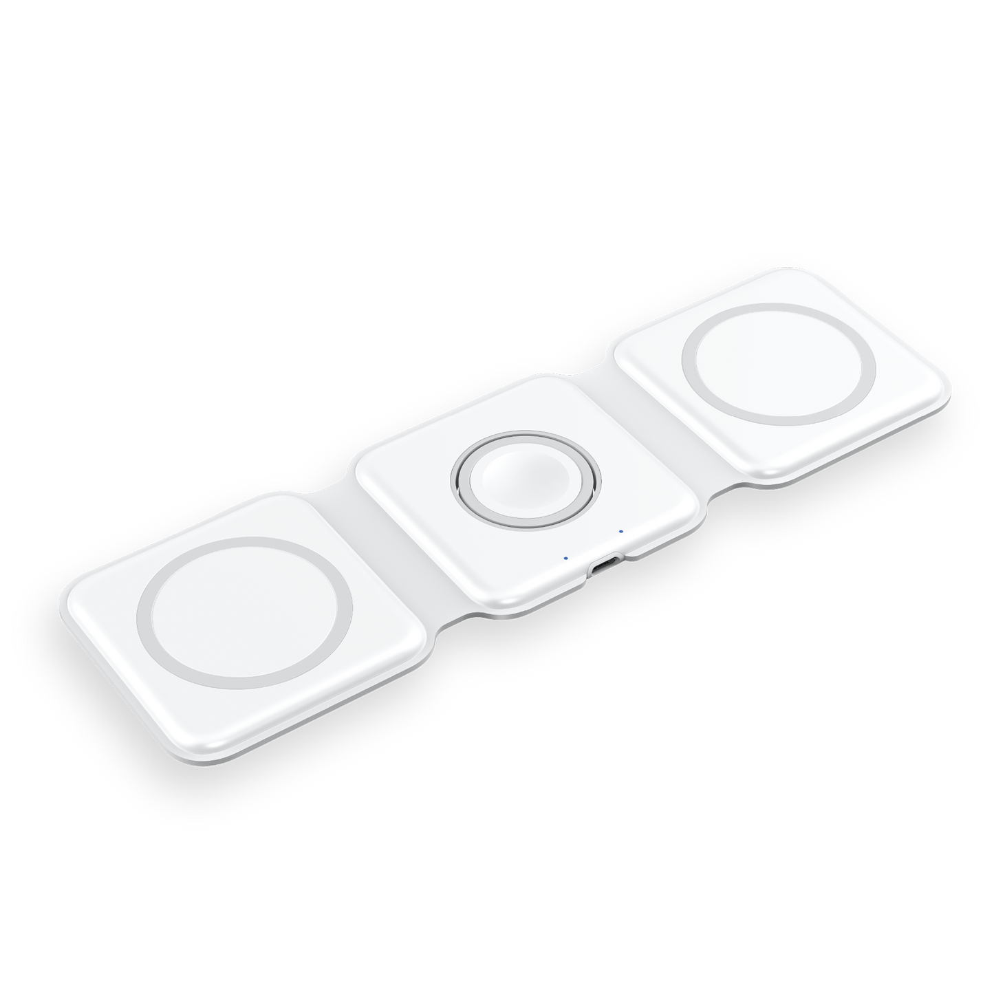 3in1 Wireless Magnetic Travel Charger