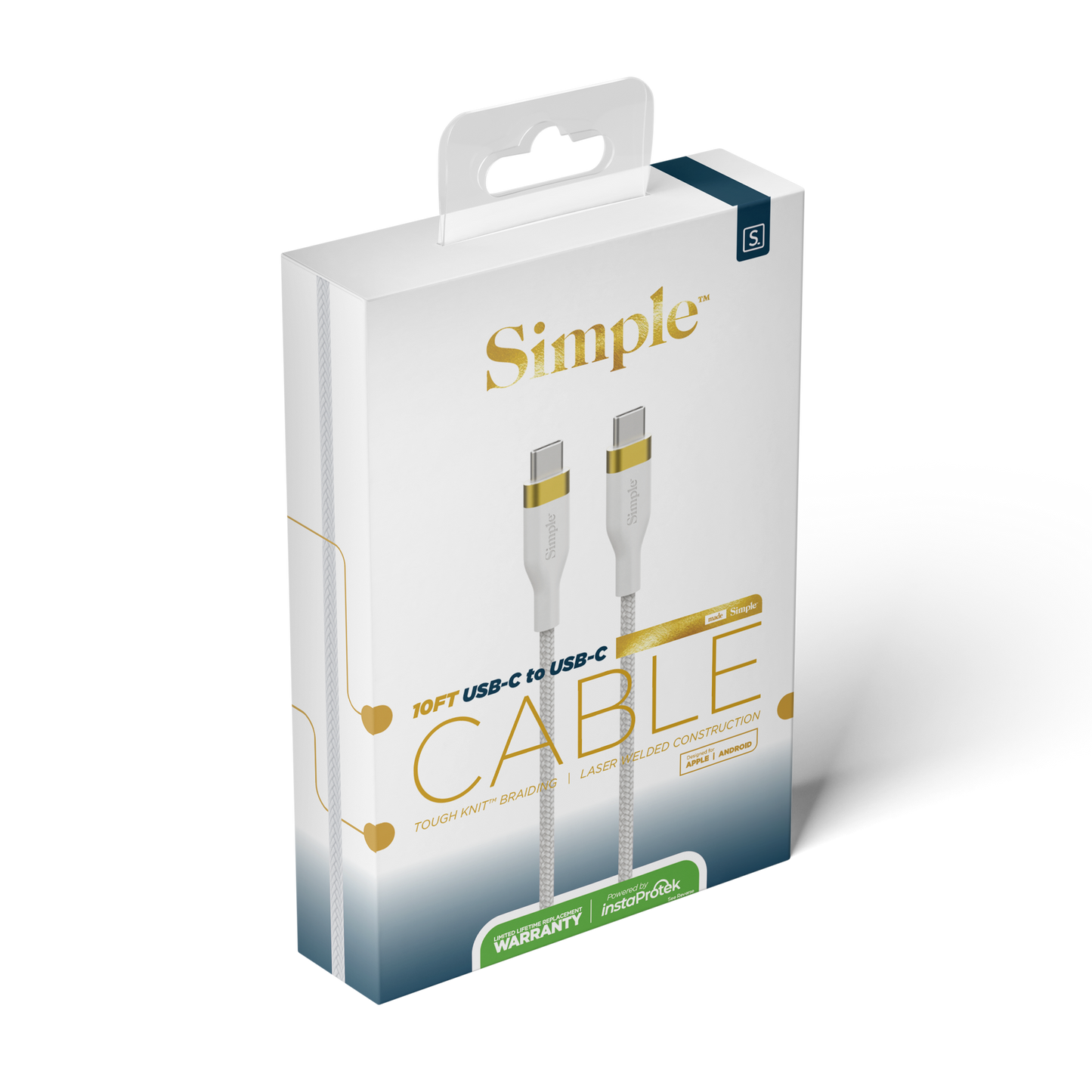 10 Ft - USB-C Cable with USB-C Connector