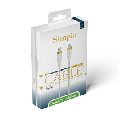 Ft USB-C Cable with Lightning Connector