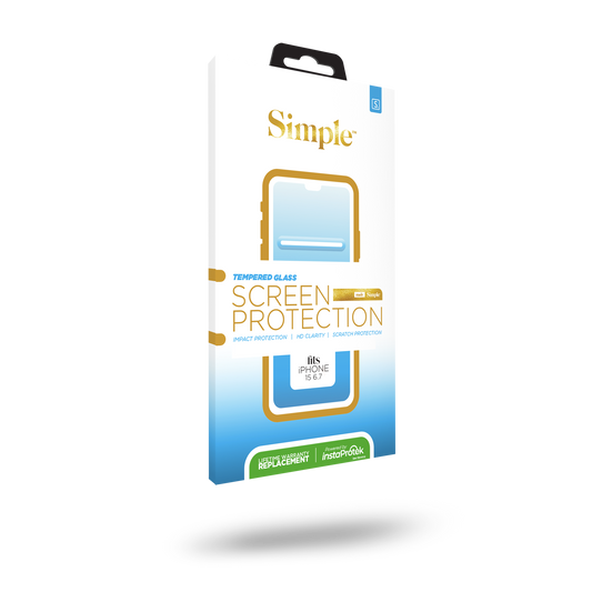 iPhone 15 Plus / 15 Pro Max Tempered Glass Screen Protector (NO INSTALL TOOL)