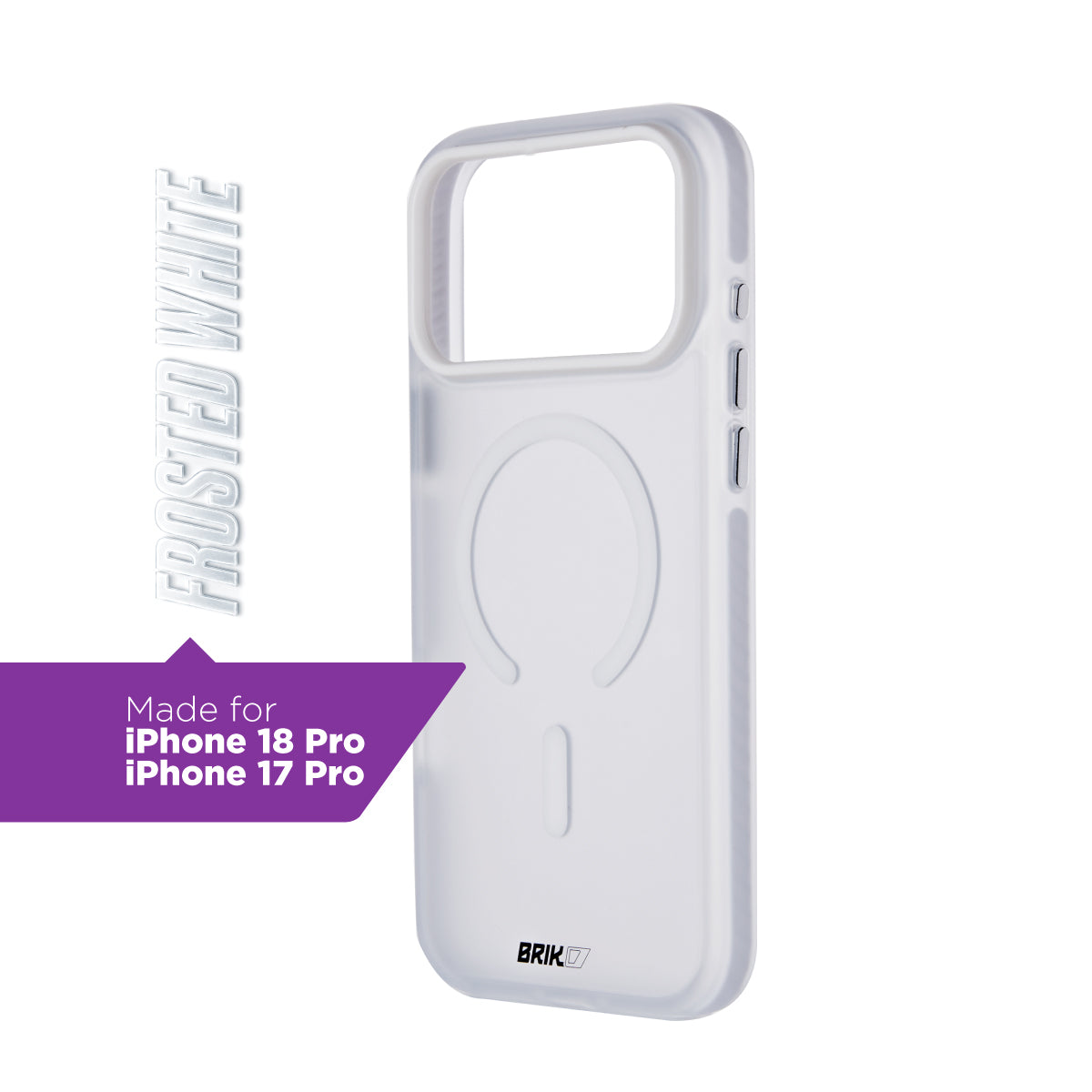 Frosted White - BRIK Case – mysimpleus